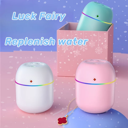 Multifunctional Aroma Lamp Humidifier - USB Powered, Colorful, Portable with Adjustable Mist - Ideal for Bedroom, Living Room, Office Desk, and Car - Includes Night Light and Lucky Design