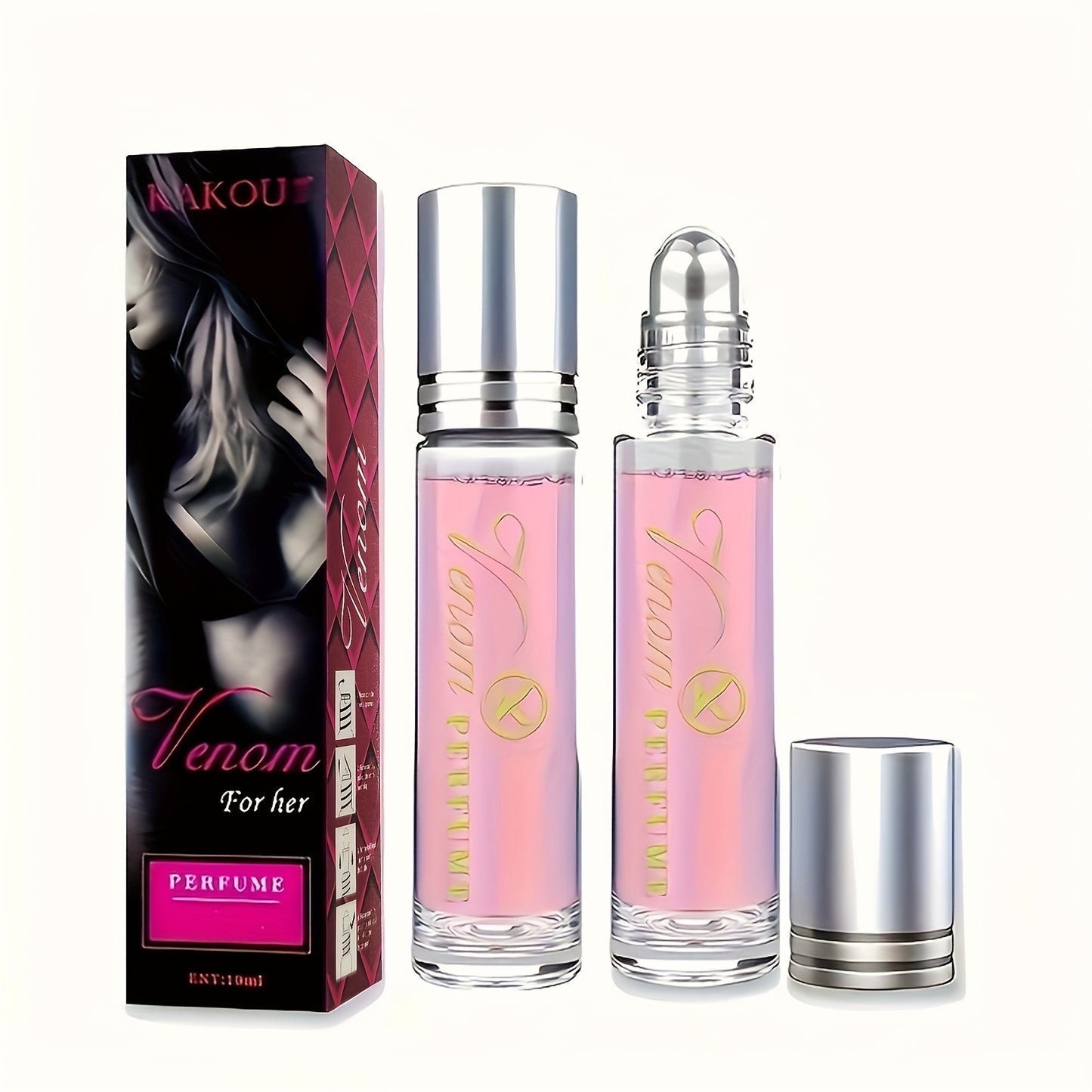 0.34oz Roll-on Perfume for Women - Long-Lasting Seductive Fragrance for Dating and Confidence - Perfect Gift for Unleashing Charm and Attraction