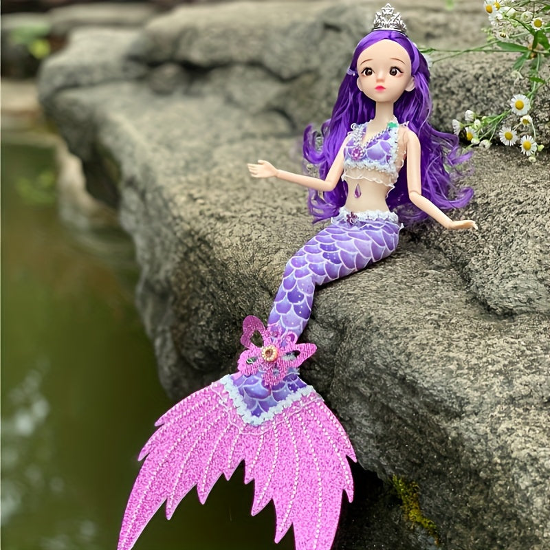 Mermaid Princess Doll Set - Interactive Toy with Accessories, Perfect Christmas Gift for Girls