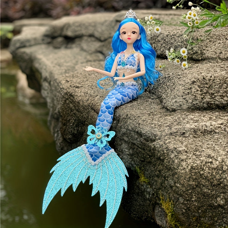 Mermaid Princess Doll Set - Interactive Toy with Accessories, Perfect Christmas Gift for Girls