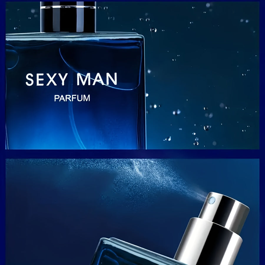 55ml Long-Lasting Eau De Parfum for Men - Refreshing Cologne with Seductive Scent, Ideal for Dating, Daily Use and as a Christmas or Father's Day Gift