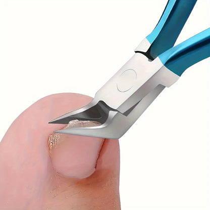 Precision Professional Nail Clippers – Ultra-Sharp Thick Nail Trimmer and Edge Cutter for Safe Ingrown Paronychia Correction, Perfect for Home Manicure and Pedicure