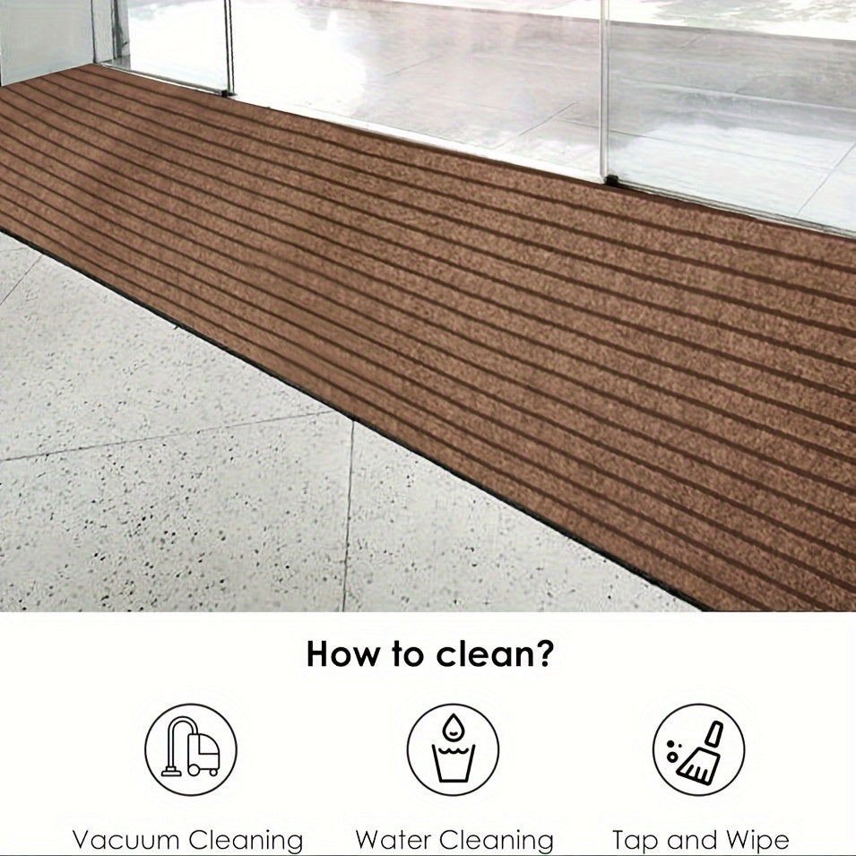 Heavy-Duty Roll Runner Rug – 2.2LB/sqm Non-Slip Rubber Mat with Anti-Slip Grip for Indoor/Outdoor Use – Ideal for Corridors, Hotel Entrances, Kitchens, Bedrooms, Balconies, Pools, and Bathrooms