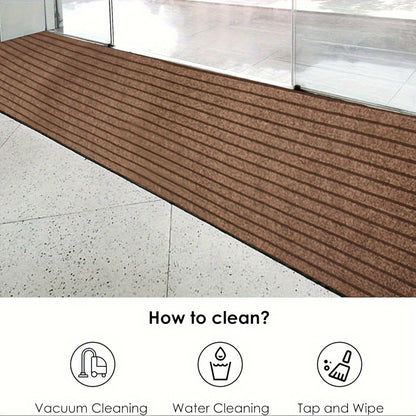 Heavy-Duty Roll Runner Rug – 2.2LB/sqm Non-Slip Rubber Mat with Anti-Slip Grip for Indoor/Outdoor Use – Ideal for Corridors, Hotel Entrances, Kitchens, Bedrooms, Balconies, Pools, and Bathrooms