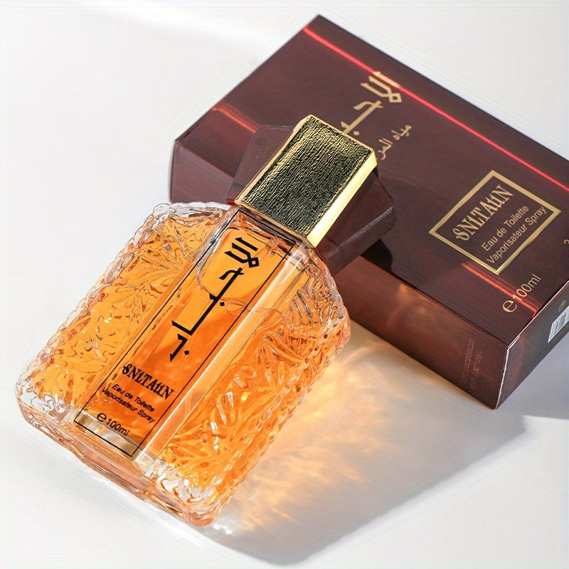 100ml SULTAN Luxury Eau De Toilette for Men - Fresh Floral Musk Fragrance, Long-Lasting, Middle Eastern Inspired - Ideal Gift for Dates and Daily Wear