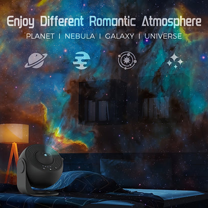 13-in-1 Star Projector Night Light – Galaxy & Planetarium Projector for Bedroom, Aurora Effects