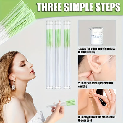 60pcs Ear Cleaning Kit – Effective Tool for Removing Dirt, Eliminating Odor, Preventing Blockage, and Promoting Hygiene – Essential Bathroom Cleaning Supplies for Back to School