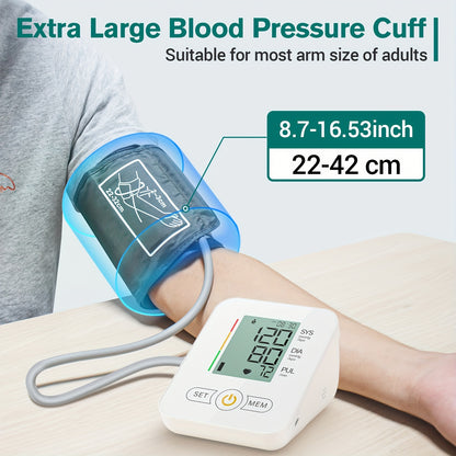 Arm Blood Pressure Monitor – Maguja Automatic Upper Arm Digital BP Machine with Cuff for Home Use