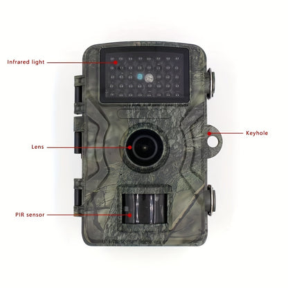 Wildlife Scouting Camera – High-Resolution Game and Trail Camera with Night Vision, Motion Detection for Outdoor Wildlife Monitoring and Surveillance