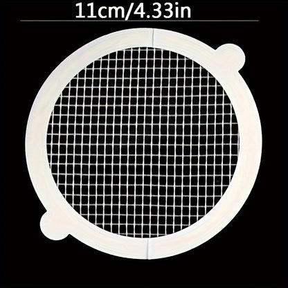 20pcs Shower Drain Hair Catcher Covers - Anti-Clogging Mesh Stickers, Shower Hair Stoppers and Drain Filters