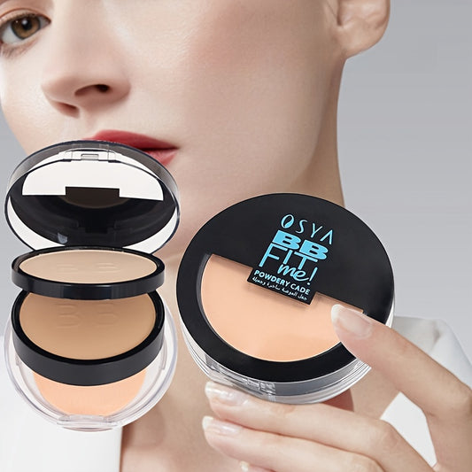 3 Color BB Cream Powder – Double-Layer Design for Oil Control and Concealing, Contains Plant Squalane for a Perfect Natural Makeup Look