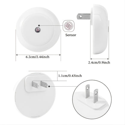 Energy Saving LED Night Light with Dusk to Dawn Sensor – Smart Wall Light for Bathroom, Bedroom, Kitchen, and Corridor, Ideal for Home Decor and Safety