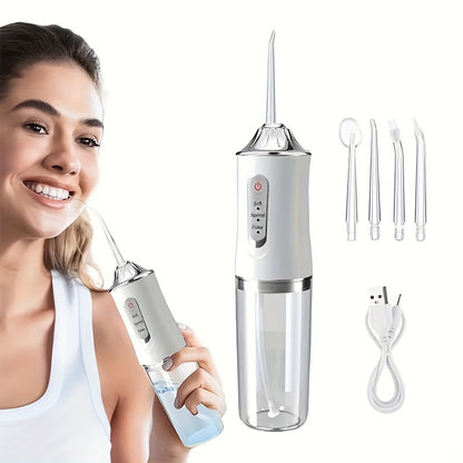 Electric Water Flosser – Teeth Oral Irrigator with Intelligent Chip for Deep Cleaning, Ideal for Orthodontics – Perfect Father's Day Gift