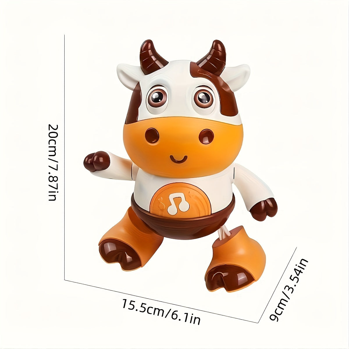 Interactive Singing and Dancing Cow Robot Toy - Music and Lights, Perfect Christmas or Halloween Gift for Boys and Girls