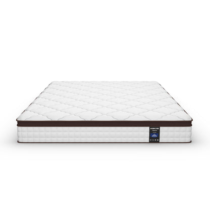 Hybrid Euro Top Mattress – Innersprings and Memory Foam, 8"/10"/12"/14" Options, Mattress in a Box, Twin/Full/Queen Sizes Available