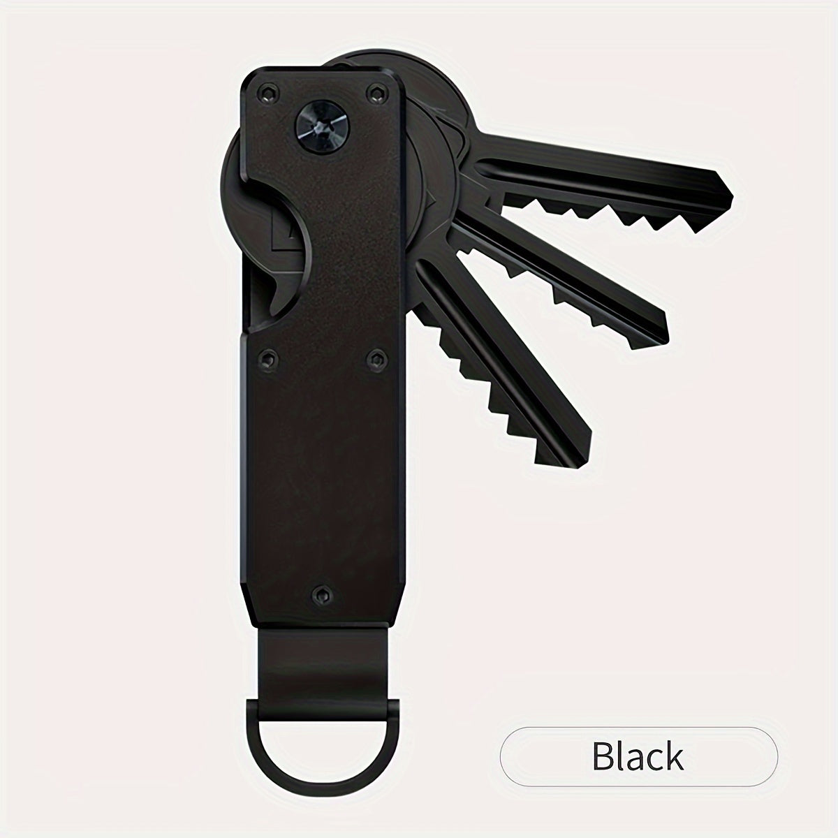 Sleek Aluminum Key Organizer by FOREVER MIYIN - Compact, Lightweight and Portable Minimalist Key Holder for Men and Women