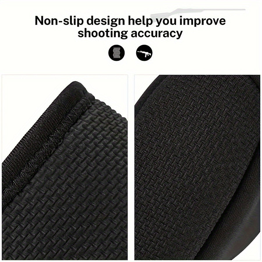 Neoprene Gel-Filled Recoil Pad - Durable Nylon Material with Slip Protection for Hunting and Shooting