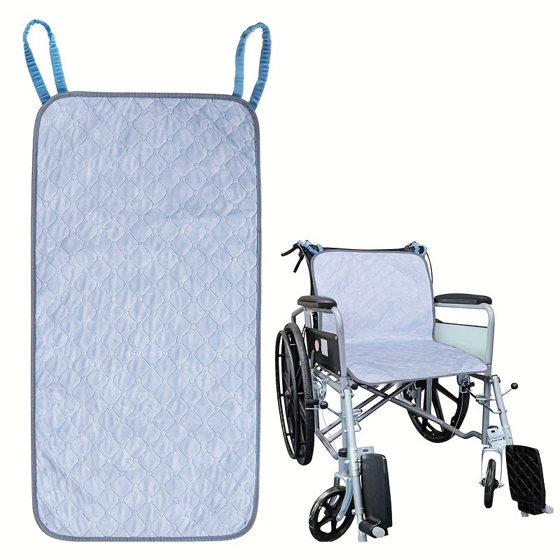 Waterproof and Breathable Wheelchair Cushion for Seniors – Machine Washable, Leak-Proof, Non-Slip, Reusable Care Pad