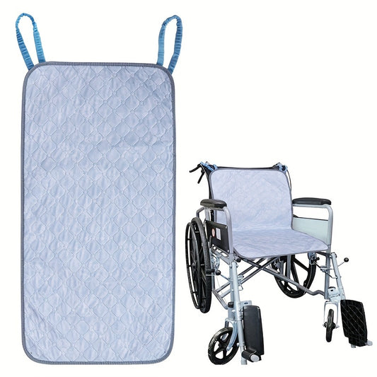 Waterproof and Breathable Wheelchair Cushion for Seniors – Machine Washable, Leak-Proof, Non-Slip, Reusable Care Pad