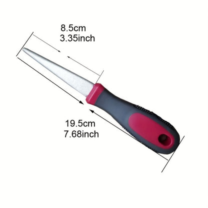 Diamond Sharpening File – 2 Sided Flat and Curved for Scissors, Knives, and Garden Tools