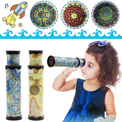 Classic Kaleidoscope Toy - Stretchable Long Design, Perfect for Christmas & Halloween Gifts, Available in Random Colors