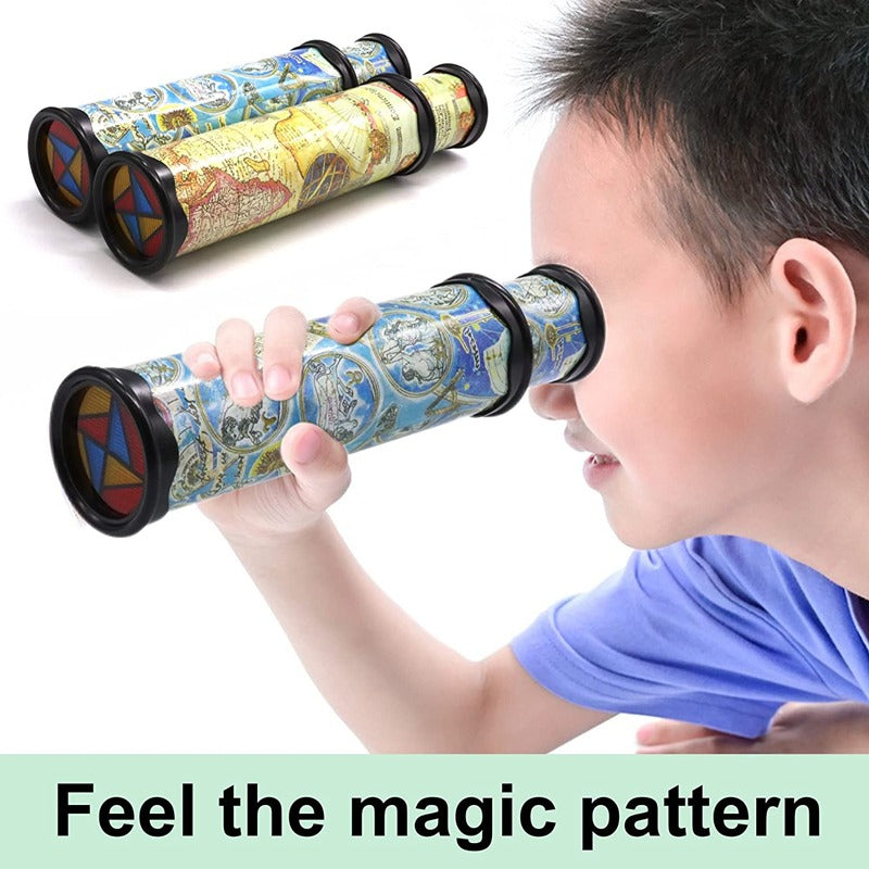 Classic Kaleidoscope Toy - Stretchable Long Design, Perfect for Christmas & Halloween Gifts, Available in Random Colors