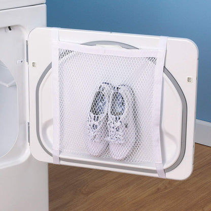 Dryer Bag for Shoes - Elastic Strap Sneaker Laundry Net, Perfect for Dryer Door Use