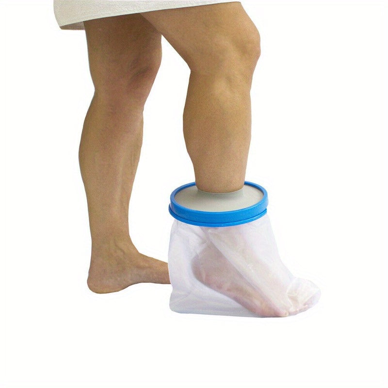 PVC Waterproof Reusable Medical Orthopedic Covers – Ankle, Toes, Leg, Feet Cast and Bandage Protector for Adults, Ideal for Showering and Bathing