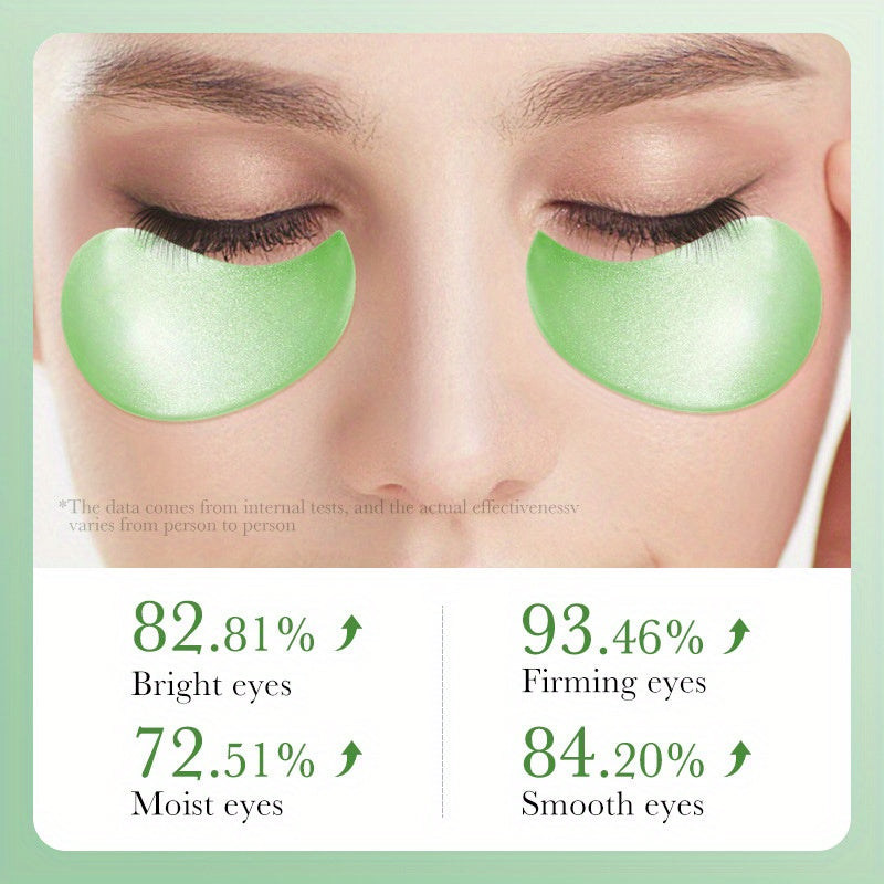 60pcs Aloe Vera and Collagen Eye Masks - Hypoallergenic, Nourishing and Firming Eye Care for All Skin Types