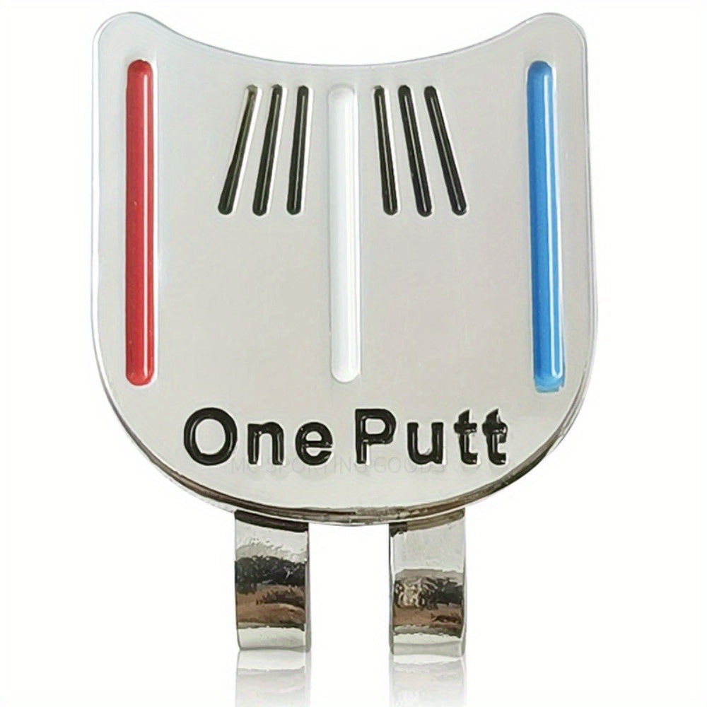 Magnetic Golf Hat Clip with One Putt Ball Marker – Stylish and Convenient Accessory for Golfers