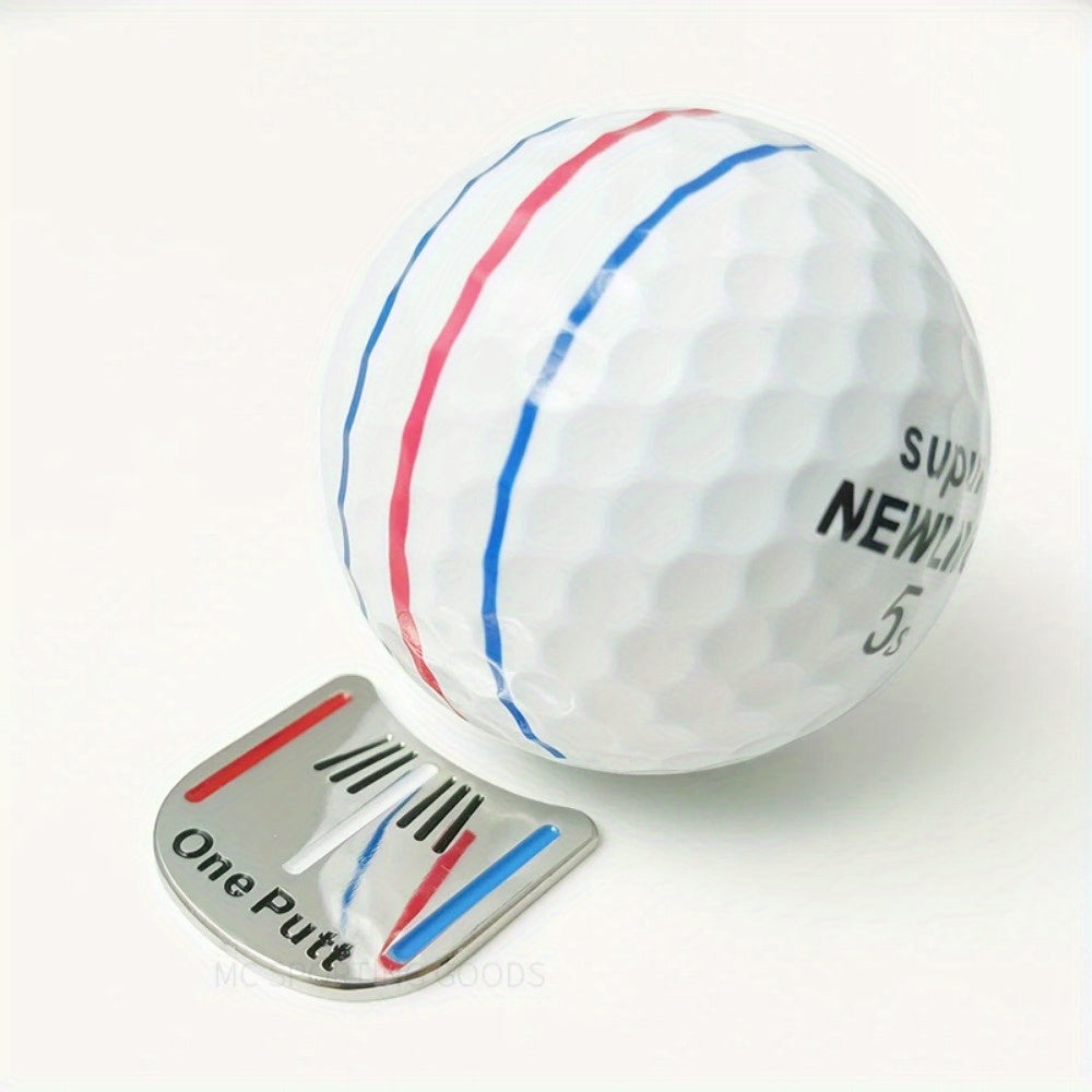 Magnetic Golf Hat Clip with One Putt Ball Marker – Stylish and Convenient Accessory for Golfers