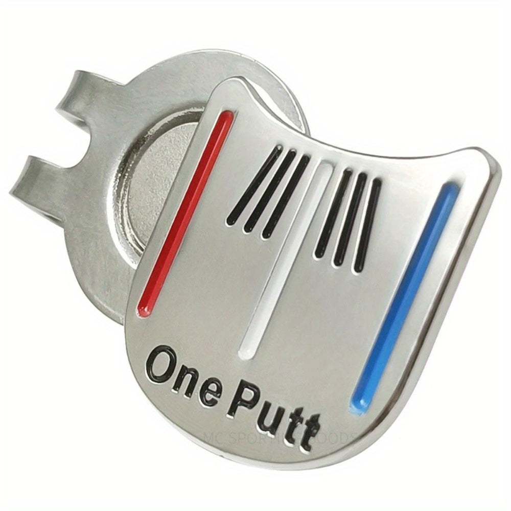 Magnetic Golf Hat Clip with One Putt Ball Marker – Stylish and Convenient Accessory for Golfers