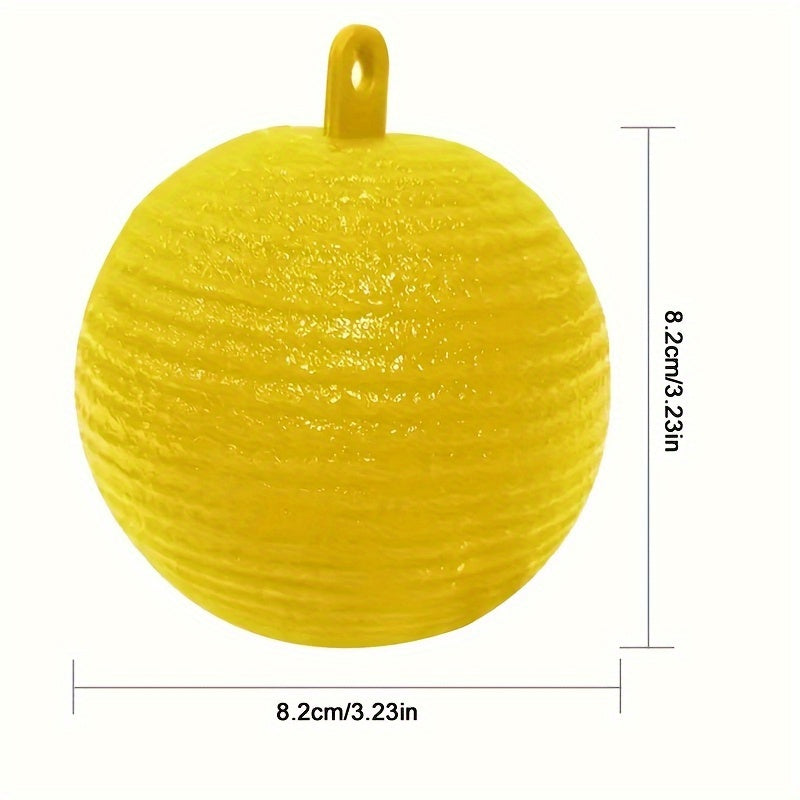 Cute Ball Design Sticky Traps – Non-Toxic Fruit Fly, Mosquito and Insect Catcher for Indoor and Outdoor Use, Hanging Trap for Balcony, Patio and Garden