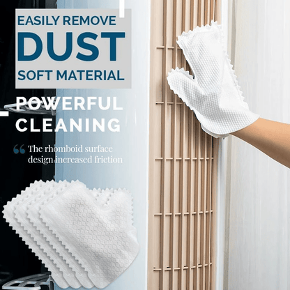 30pcs Dust Cleaning Gloves – Reusable Household Gloves for Garden, Kitchen, Living Room, Car and Furniture, Durable Wet and Dry Dual-Use Cleaning Tool