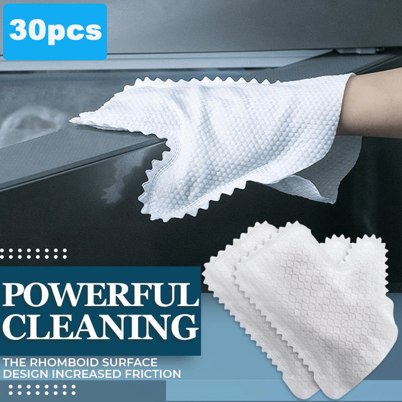 30pcs Dust Cleaning Gloves – Reusable Household Gloves for Garden, Kitchen, Living Room, Car and Furniture, Durable Wet and Dry Dual-Use Cleaning Tool