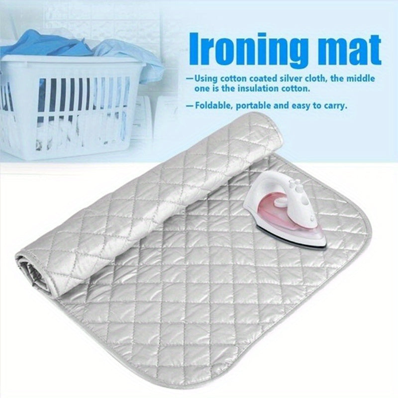 Portable Ironing Mat - Quick-Fold Magnetic Surface for Washer and Dryer | Durable, Space-Saving Design | Convenient Ironing Solution for Home or Travel