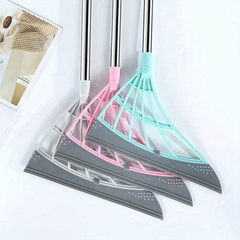 1pc Magic Broom - Rubber Strip Silicone Sweep Cleaning Floor Wiper, Domestic and Restaurant Use, Lazy Broom for Efficient Cleaning