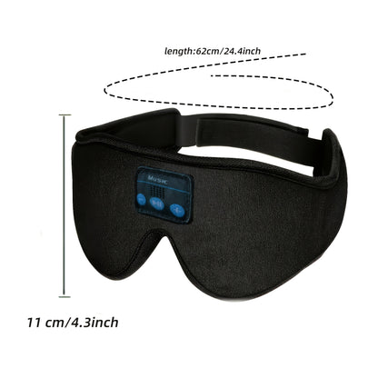 Sleep Mask with Wireless Headphones – 3D Sleeping Headphones for Side Sleepers, Best Gift and Travel Essential