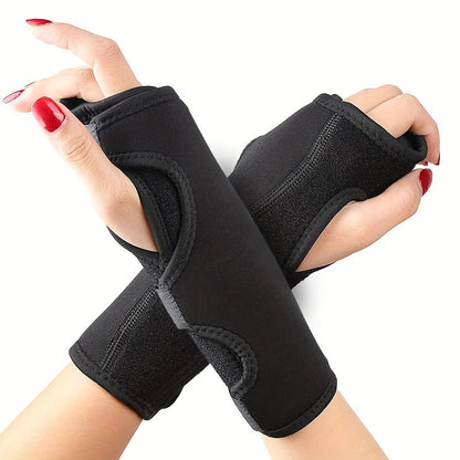 Night Wrist Support Brace for Carpal Tunnel – Soft Cushioned Hand Brace for Wrist Pain Relief, Hyperextension Support