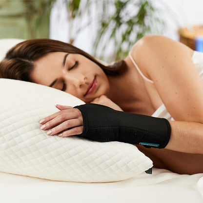 Night Wrist Support Brace for Carpal Tunnel – Soft Cushioned Hand Brace for Wrist Pain Relief, Hyperextension Support