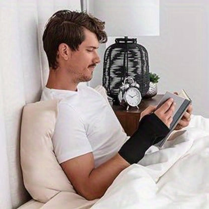 Night Wrist Support Brace for Carpal Tunnel – Soft Cushioned Hand Brace for Wrist Pain Relief, Hyperextension Support