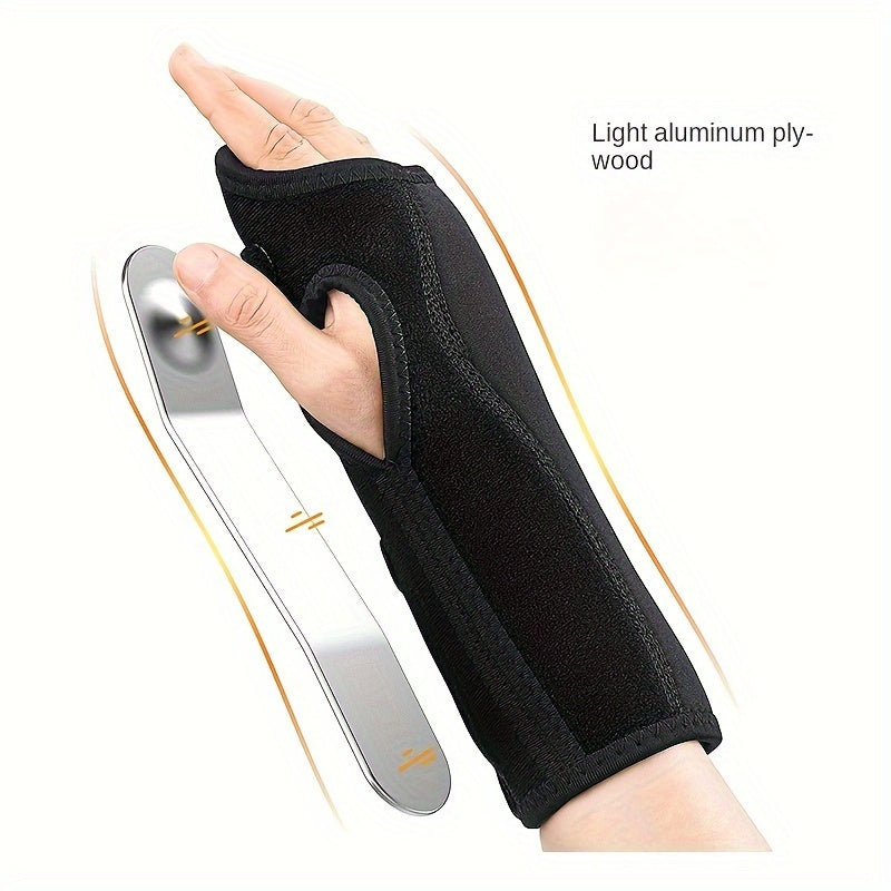 Night Wrist Support Brace for Carpal Tunnel – Soft Cushioned Hand Brace for Wrist Pain Relief, Hyperextension Support