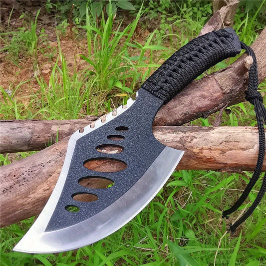 Portable Tomahawk – Outdoor Jungle Camping Bone Machete – Multifunctional Life-Saving Tool with Non-Slip Handle and Stainless Steel Blade