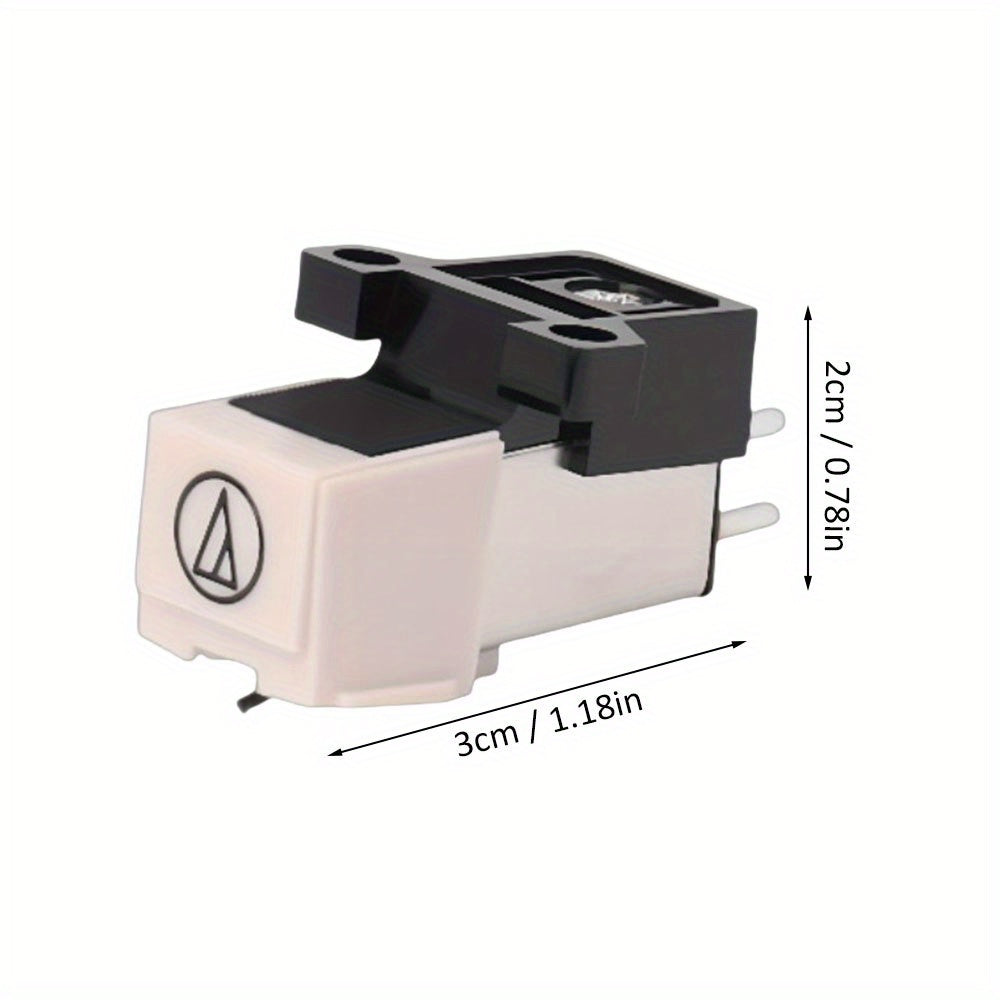 High-Fidelity LP MM Dual Magnetic Turntable Cartridge with Diamond Stylus - Elliptical Replacement for AT3600L Record Player | Enhanced Sound Quality and Durability