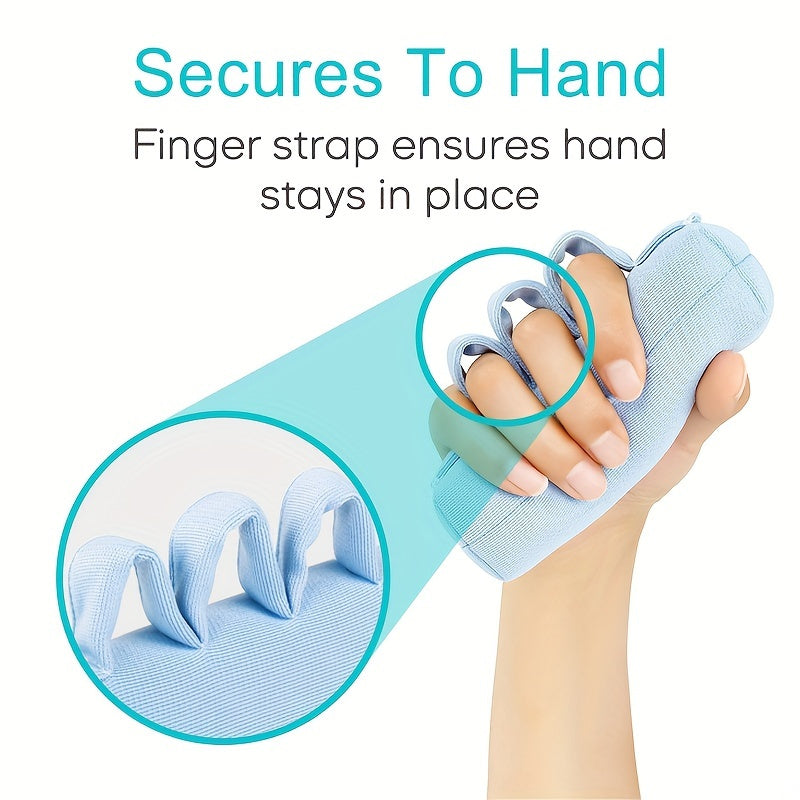 Finger Contracture Cushion – Palm Finger Grips Splitter Pad and Hand Grab Bar for Elderly Care