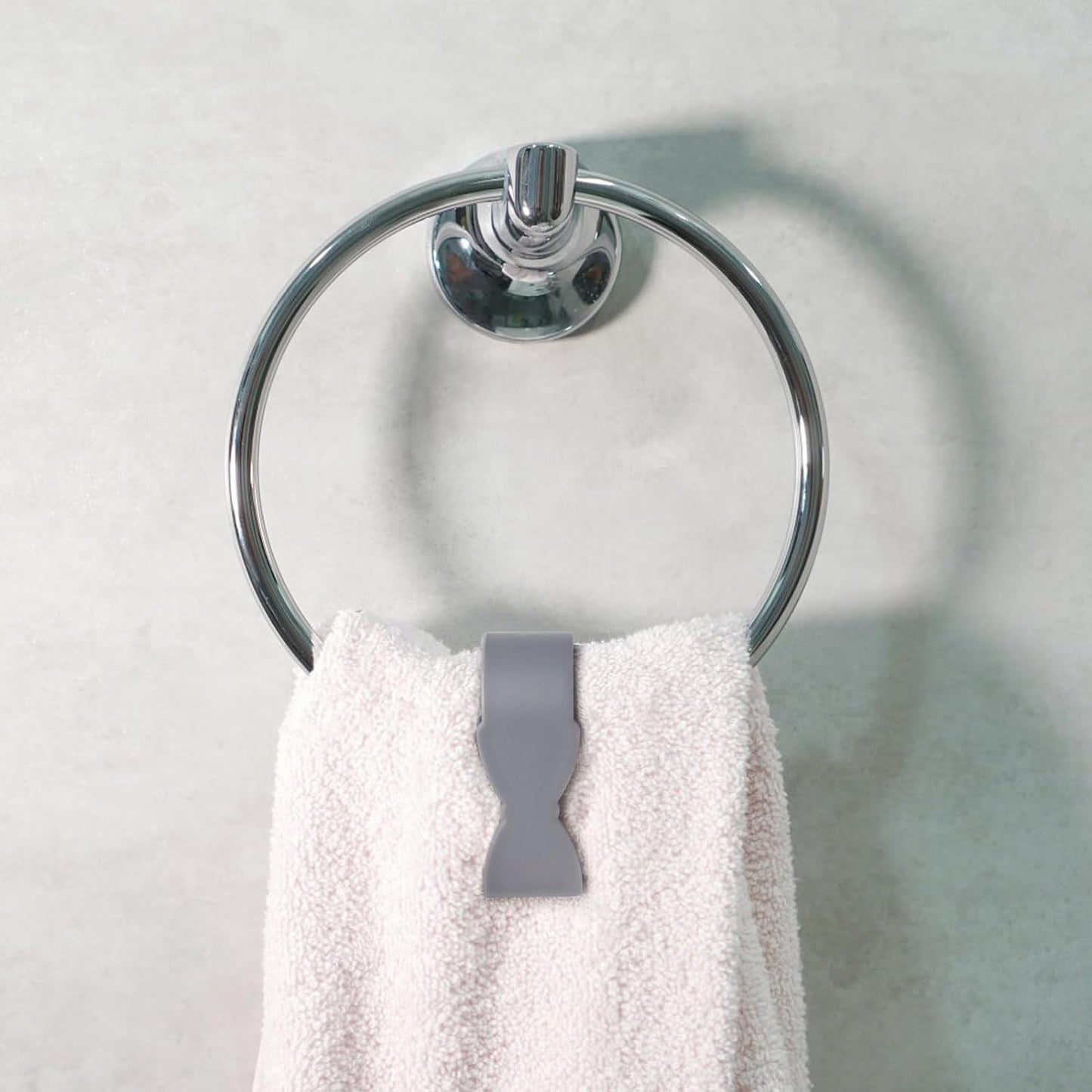 Adjustable Wall-Mounted Towel Clips for Kitchen and Bathroom - Stylish Design for Oven Handles, Dishwashers and Stoves