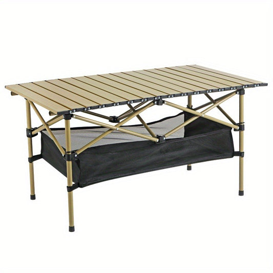 Heavy-Duty Portable Folding Table – 300 lb Load Bearing, Detachable Net – All-Purpose Outdoor & Sports Use – Compact, Space-Saving, Easy Setup, Durable, Waterproof – Carrying Bag Included