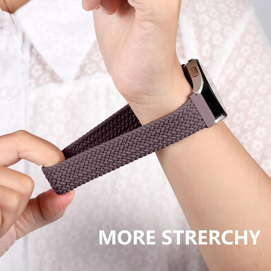 5 Pack Stretchy Polyamide Bands for Samsung Galaxy Watch 7/6/5/4, Classic and Active 2 - Adjustable Sport Straps