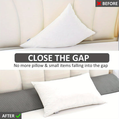 Queen Size Wedge Pillow for Headboard - Bed Wedge Gap Filler, Pillow Wedge to Fill 0-8" Gap Between Headboard and Mattress