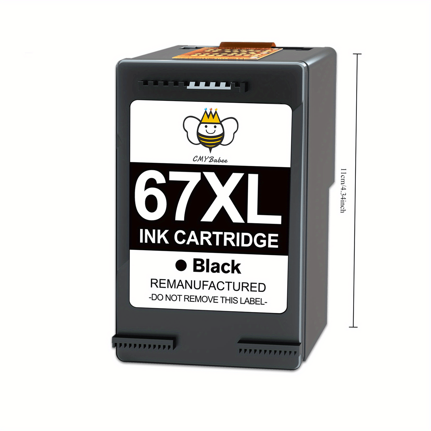 HP 67XL Ink Cartridge Combo Pack (2-Pack) - Black Ink for DeskJet 2724, 2755, 4155, Envy 6455, 6055, 6075